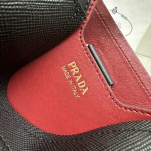 Replica Prada Saffiano Black Bucket Black - authentic-look luxury purse replica