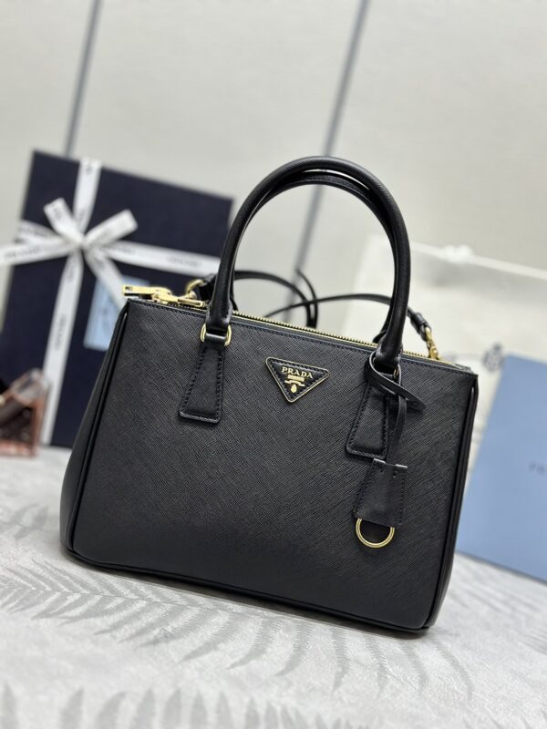 Replica Prada Galleria Black - top-tier luxury replica shoulder bag