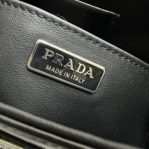 Replica Prada Cleo Brushed Black Bag - premium-grade designer purse dupe