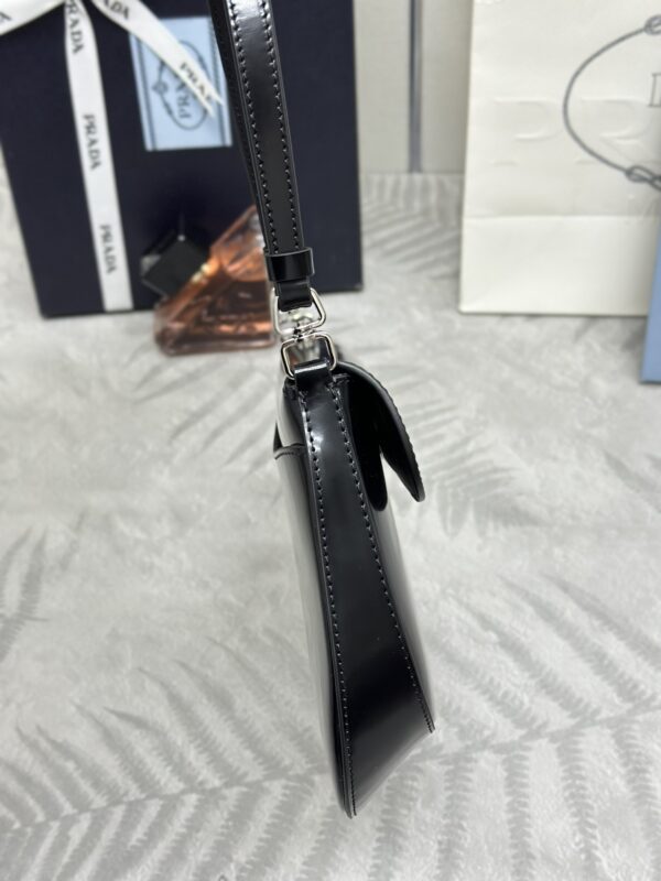 Replica Prada Cleo Small Black Flap - near-authentic luxury replica handbag