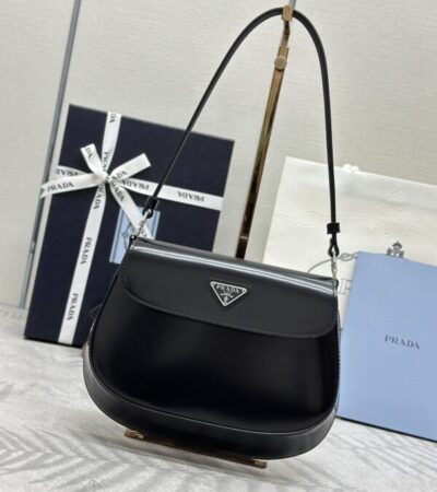 Replica Prada Cleo Small Black Flap - top-rated replica designer bag