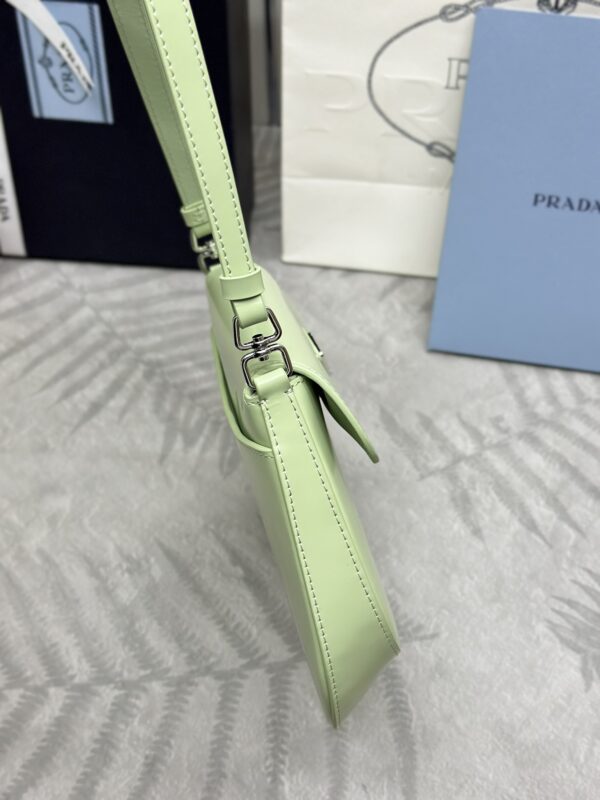 Replica Prada Cleo Small Green Flap - best quality luxury bag dupe