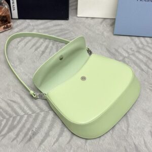 Replica Prada Cleo Small Green Flap - top-rated replica designer bag