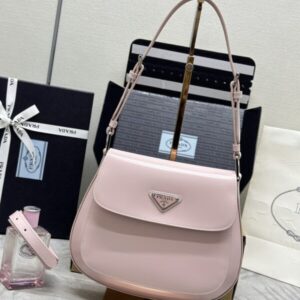 Replica Prada Cleo Pink Bag With Flap - ultra-realistic fake designer tote