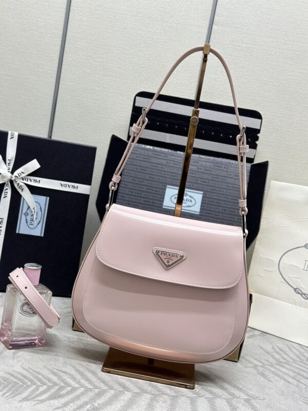 Replica Prada Cleo Pink Bag With Flap - ultra-realistic fake designer tote