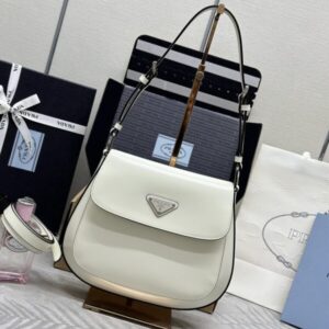 Replica Prada Cleo White Bag With Flap - elite superclone designer purse