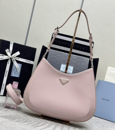 Replica Prada Cleo Brushed Pink Bag - elite superclone designer purse