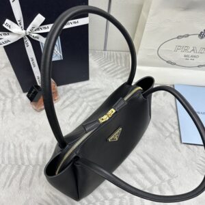 Replica Prada Medium Black Shoulder Bag - authentic-look luxury purse replica