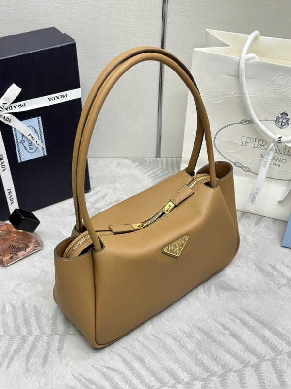 Replica Prada Medium Caramel Shoulder Bag - high-end fake designer purse
