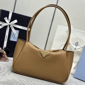 Replica Prada Medium Caramel Shoulder Bag - near-authentic luxury replica handbag