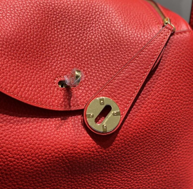 Replica Hermes Lindy Red - best quality luxury bag dupe