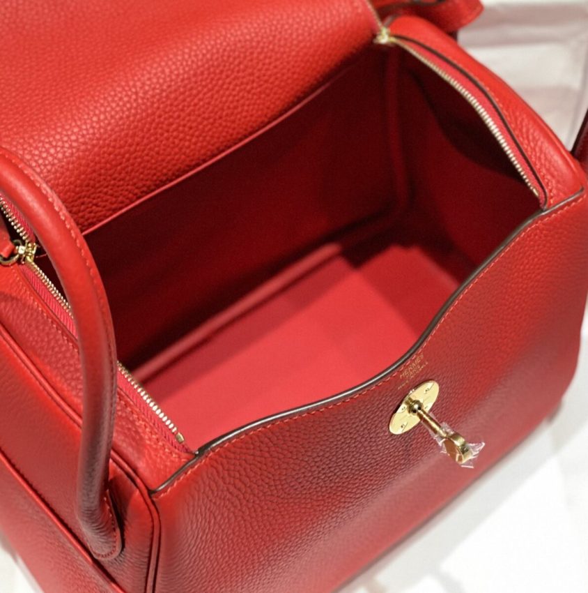 Replica Hermes Lindy Red - high-accuracy replica luxury purse