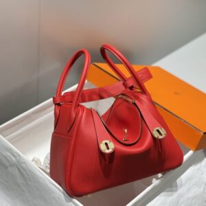 Replica Hermes Lindy Red - authentic-look luxury purse replica