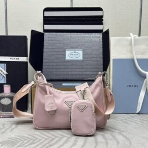 Replica Prada Re-Edition Nylon 2005 Pink - top-rated replica designer bag
