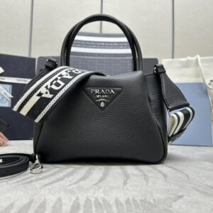 Replica Prada Small Leather Handbag - premium 1:1 fake handbag model