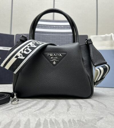 Replica Prada Small Leather Handbag - premium 1:1 fake handbag model