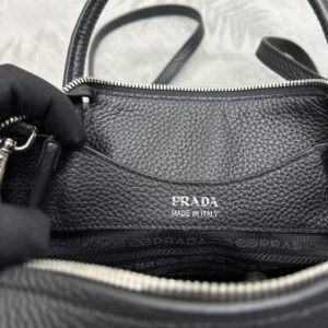 Replica Prada Small Leather Handbag - high-end fake designer purse
