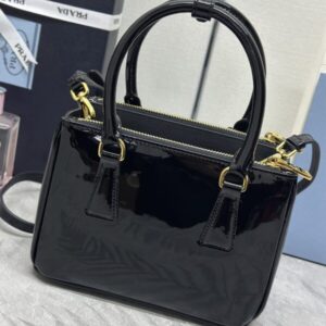Replica Prada Galleria Black Patent - best-selling designer handbag dupe