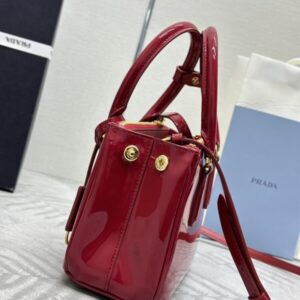 Replica Prada Galleria Red Patent - premium-grade designer purse dupe