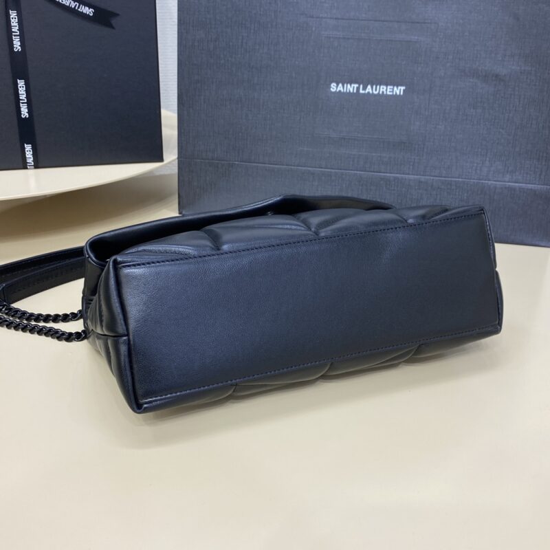 Replica YSL Loulou All Black Puffer - top-tier luxury replica shoulder bag