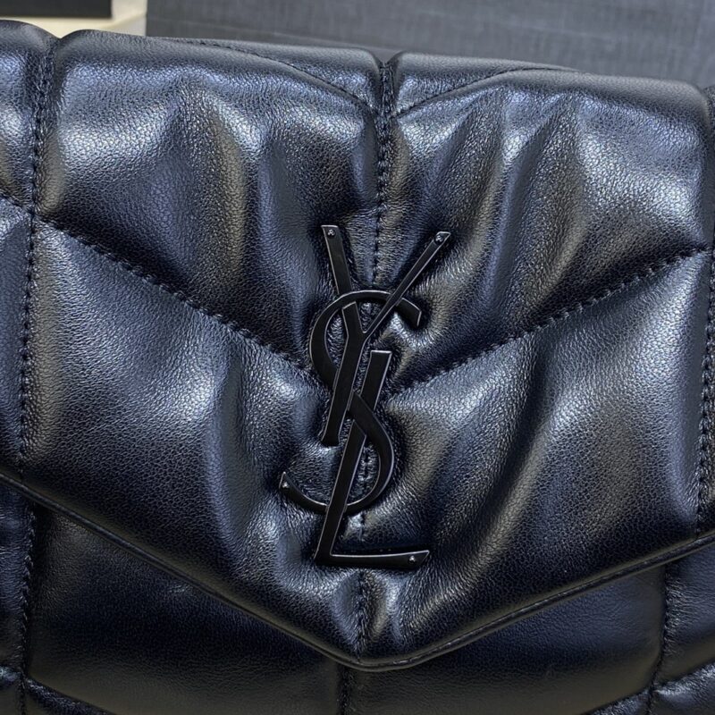 Replica YSL Loulou All Black Puffer - ultra-realistic fake designer tote
