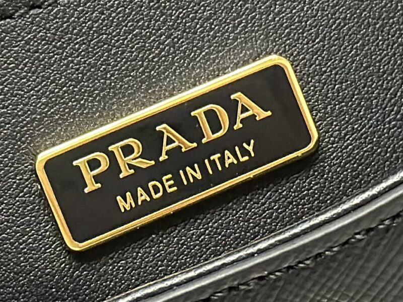Replica Prada Mini Saffiano Black - premium 1:1 fake handbag model