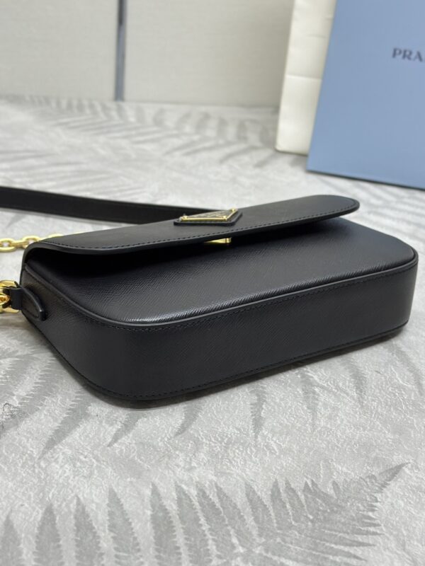 Replica Prada Mini Saffiano Black - realistic designer-inspired fake bag