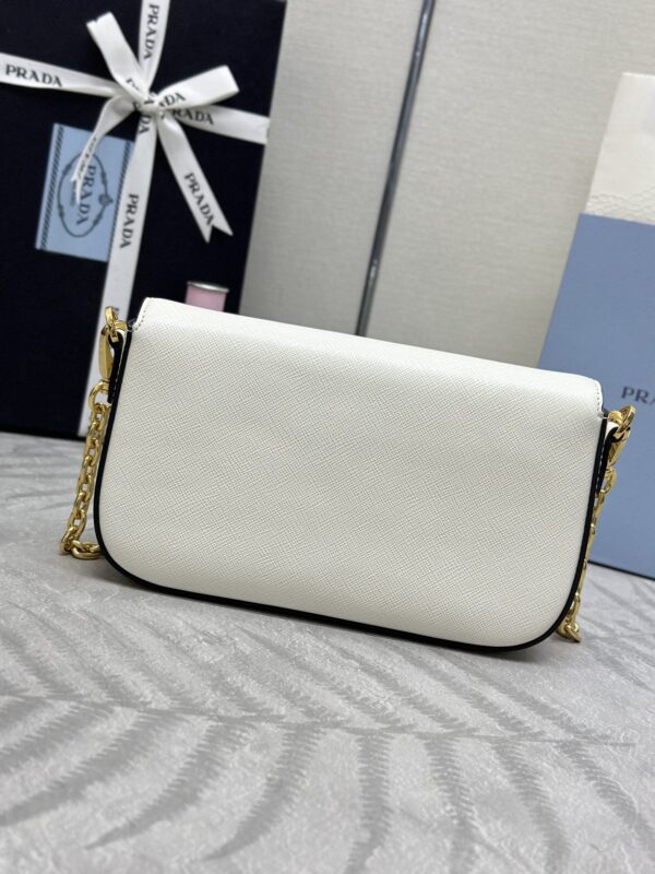 Replica Prada Mini Saffiano White - premium 1:1 fake handbag model