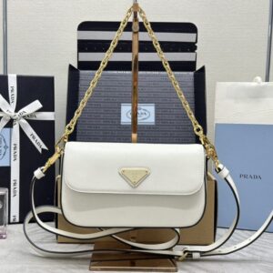 Replica Prada Mini Saffiano White - best-selling designer handbag dupe