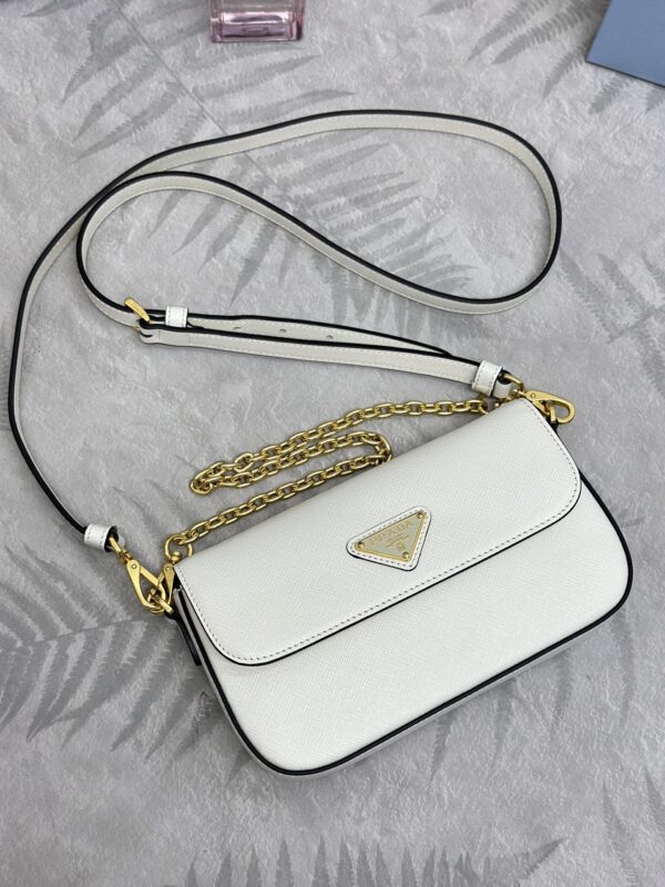 Replica Prada Mini Saffiano White - elite superclone designer purse