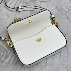 Replica Prada Mini Saffiano White - realistic designer-inspired fake bag