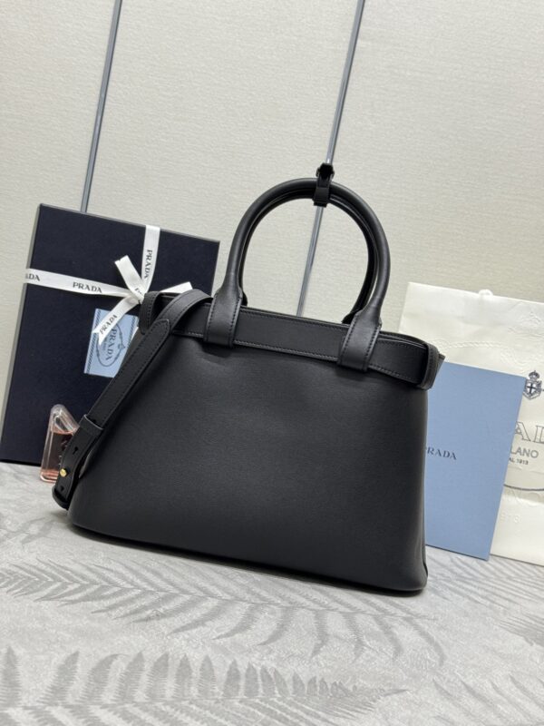 Replica Prada Black Buckle - premium 1:1 fake handbag model