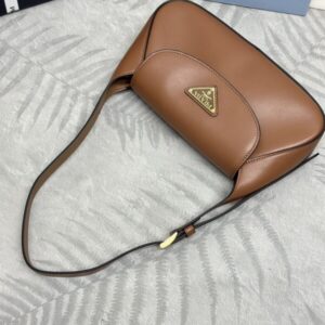 Replica Prada Small Shoulder Bag Caramel - high-end fake designer purse