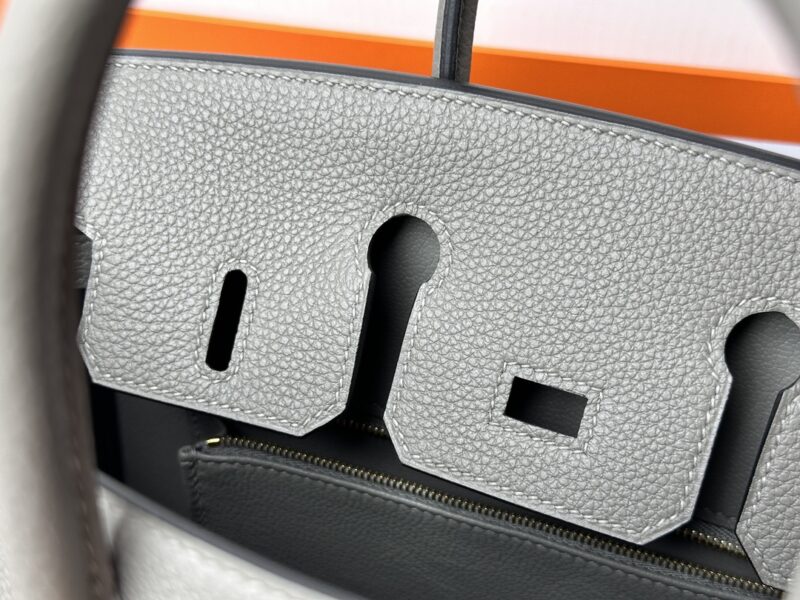 Replica Hermes Birkin Cumulonimbus Grey - near-authentic luxury replica handbag