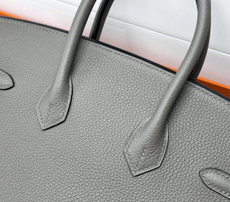 Replica Hermes Birkin Cumulonimbus Grey - high-end fake designer purse