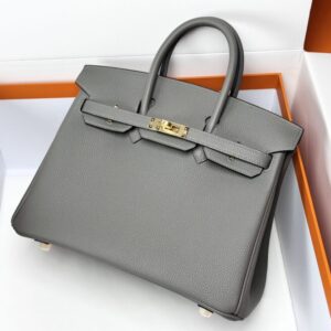 Replica Hermes Birkin Cumulonimbus Grey - elite superclone designer purse