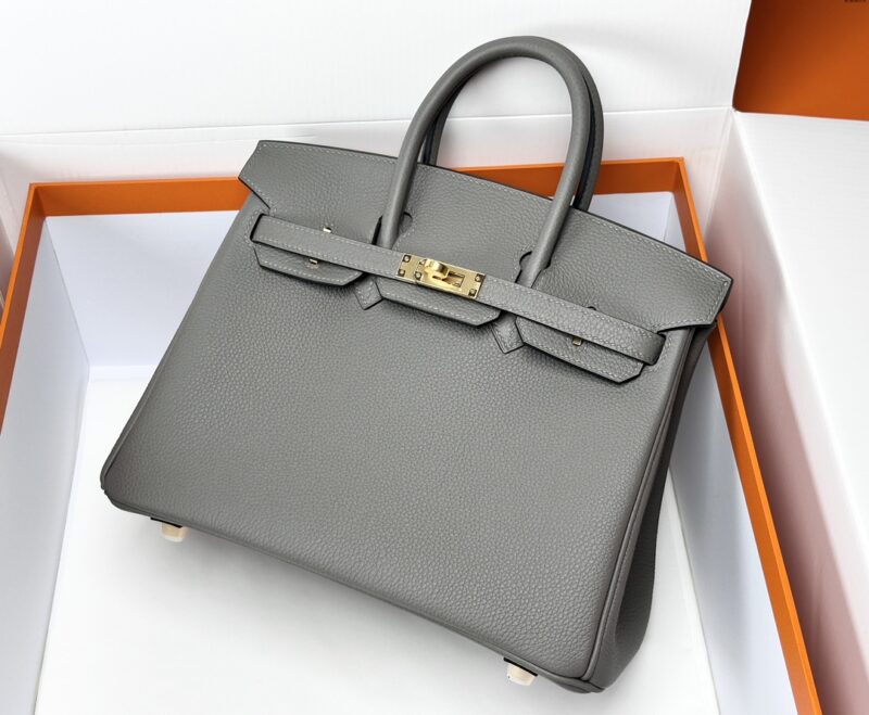 Replica Hermes Birkin Cumulonimbus Grey - elite superclone designer purse