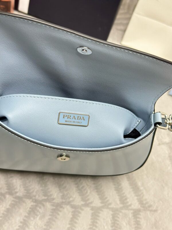 Replica Prada Cleo Medium Blue Bag With Flap - premium 1:1 fake handbag model