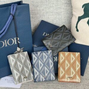 Replica Dior Bi Fold Card Holder 4 Colors - premium 1:1 fake handbag model