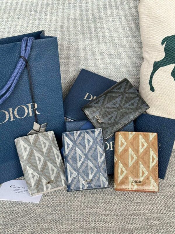 Replica Dior Bi Fold Card Holder 4 Colors - premium 1:1 fake handbag model