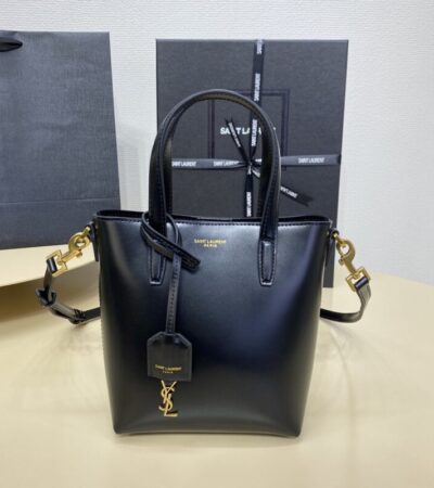 Replica YSL Tote Small Black - realistic designer-inspired fake bag