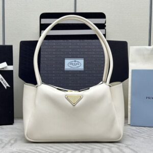 Replica Prada Medium White Shoulder Bag - premium-grade designer purse dupe