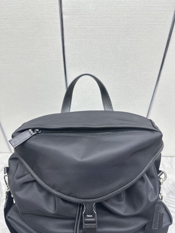 Replica Prada Re-Nylon Black Backpack - high-end fake designer purse