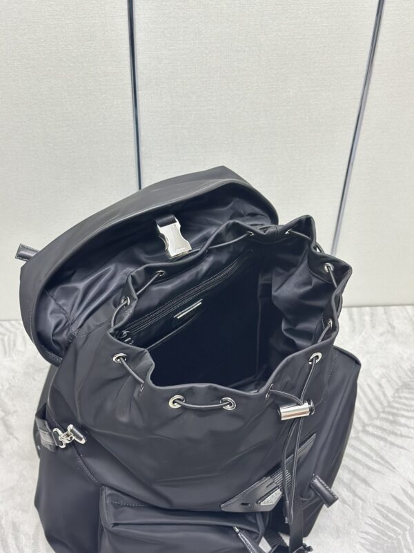 Replica Prada Re-Nylon Black Backpack - elite superclone designer purse