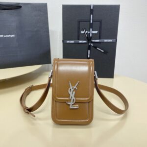 Replica YSL Solferino Mini Brown - premium 1:1 fake handbag model