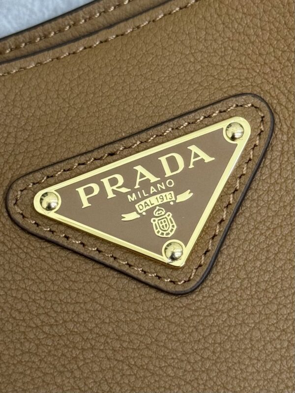 Replica Prada Saffiano Small Tote Black Brown - best-selling designer handbag dupe