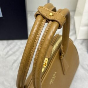 Replica Prada Large Saffiano Caramel - top-tier luxury replica shoulder bag