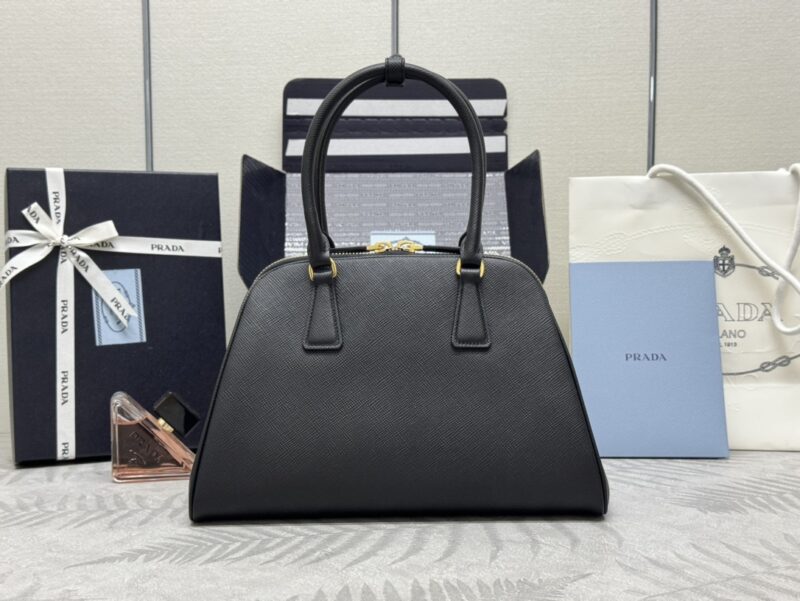 Replica Prada Large Saffiano Black - premium 1:1 fake handbag model