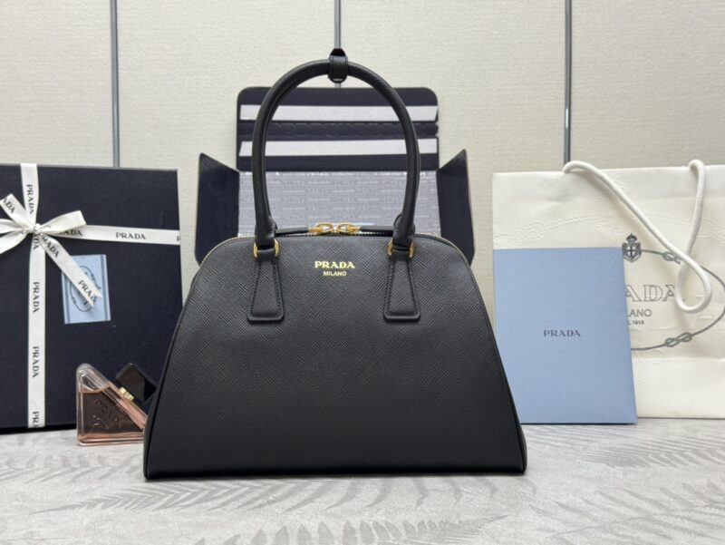 Replica Prada Large Saffiano Black - high-accuracy replica luxury purse