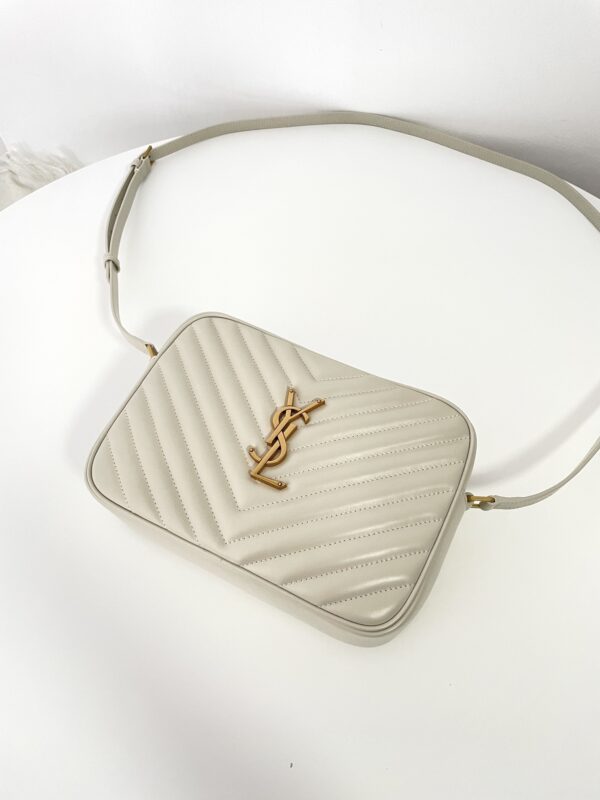 Replica YSL Lou Camera Bag White - top-rated replica designer bag